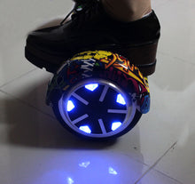 7" 2-Wheels Self-Balancing Scooters Hoverboard Hip-hop Graffiti w/ LED