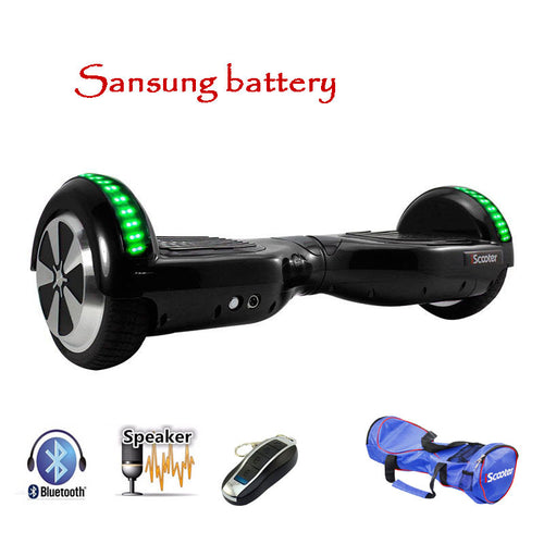 Sansung Battery Electric Scooter Hoverboard6.5 inch Two Wheels Self Balancing Scooter Electric Skateboard hoverboards With LED