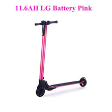 akku Carbon folding Electric Kick skateboard Hoverboard 2 steering-wheel Self Balancing Scooter 8.8ah 11.6ah LG Battery