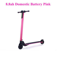 akku Carbon folding Electric Kick skateboard Hoverboard 2 steering-wheel Self Balancing Scooter 8.8ah 11.6ah LG Battery